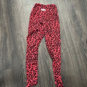 Booty by brabants red leopard leggings